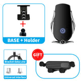 Wireless Charging Phone Mount for Toyota Harrier Venza 2021–2024 Car Phone Holder OEM Charging D Silver