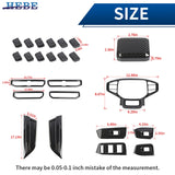 ABS Interior Trim Carbon Fiber for Chery T2 Car Interior Accessory HEBE