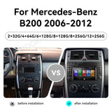 7-Inch Android Head Unit with Wireless CarPlay for Mercedes B200 Android Head Unit Aotsr