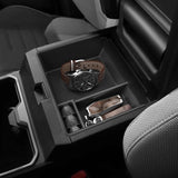 Toyota 4Runner 2025 Center Console Armrest Storage Box Car Tray ABS Organizers Tidying Interior Accessories Black Dashcam | P