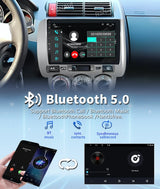 2K QLED Android Head Unit with Wireless CarPlay for Honda Jazz