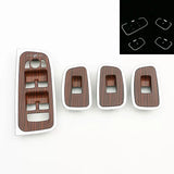 Door Switch Panel Trim Cover for Volvo V60/S60 Car Interior Accessory LINGLUYANG s60 2020-2025 brown