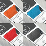 For Audi A6 A7 A7L(2019-2023) Sport Made of Alcantara Center Console Handbrake Button Knob Trim Sticker Interior Accessories