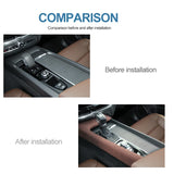Central Control Leather Panel for Volvo XC60 2024 Car Interior Accessory LINGLUYANG