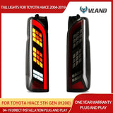 Vland LED Tail Lights for Toyota Hiace 2004-2019 LED Tail Light Vland