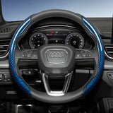 Carbon Fiber Steering Wheel Cover for Audi A4 A6 Q5