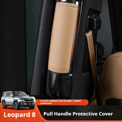 For Leopard 8 BYD Formula Leopard 8 Car Headliner Handrest Protector Anti-Dirty Pad Interior Upgrade Decorative Cover Interio