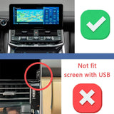 Smart Wireless Charging Navigation Mount for Land Cruiser LC300 Car Phone Holder OEM