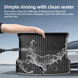 Xpeng G6 2023-2024 Car Floor Mats Cargo Liner Trunk Pad TPE 3D Foot Mat Left Rudder Waterproof BLACK Car Interior Accessory S