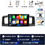 9-Inch 2K Android 15 Head Unit for Toyota Corolla 2000–2004