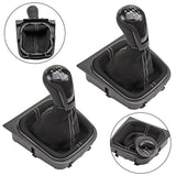 Car Speed Gear Shift Knob With Gaiter Boot for Jetta MK3 SCIROCCO III 137 138 EOS 1F7 1F8 Modified Parts OEM