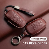 Leather Car Key Case Cover Car Interior Accessory OEM
