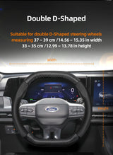 Breathable Carbon Fiber Wheel Cover for Ford Auto