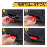 TPE Tow Hook Cover for Ford Bronco Sport 2021-2024 Car Interior Accessory HEBE