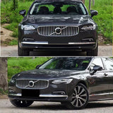 Stainless Steel Fog Light Strip for Volvo V90 S90 Car Interior Accessory LINGLUYANG