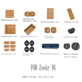 Center Console Storage Mat for ZEEKR 9X Interior