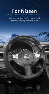 Suede Snap-On Wheel Cover for Nissan Rogue X Car Interior Accessory Hocasen