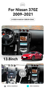 13.8" Android 13 Navigation System for Nissan 370Z 2009-2021 Android Head Unit Aotsr