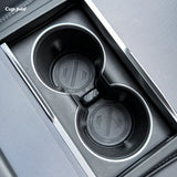 Armrest Upper and Lower Flocking Storage Box Watercup Holder Camera Cover