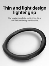 Ultra-Thin Breathable Leather Steering Wheel Cover for Fiat 500, Punto Evo Car Interior Accessory Hocasen