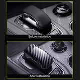 Carbon Fiber Gear Shift Knob Sticker for Zeekr 001 2024 - Protective, Decorative Cover Car Gear Shift Knob Sticker OEM