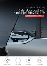Stainless Steel Door Handle Covers for Smart Fortwo Car Interior Accessory GMUNI