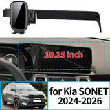 Clip-On Wireless Charging Phone Holder for Kia Sonet 2024-2026 Car Phone Holder CATUSIKI