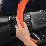 Chevrolet Premium Suede Snap-On Steering Wheel Cover Car Interior Accessory Hocasen