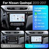 10 Inch Android Touch Screen Navigation for Nissan Qashqai Android Head Unit JIUYIN