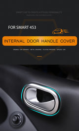 Door Handle Cover Stainless Steel for Smart Fortwo 453 Car Interior Accessory GMUNI