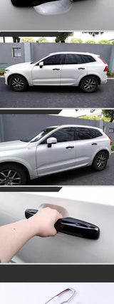 Door Handle Cover Black for Volvo XC60 2018-2024 Car Interior Accessory LINGLUYANG