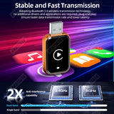 2-in-1 Wireless CarPlay Auto Adapter for VW Toyota CarPlay Adapter AKAMATE