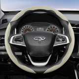 Breathable Holes Leather Steering Cover for Chery