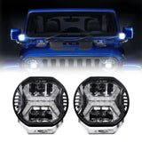 Led Work Light Bar 4 Inch Led Headlight 12v Drl for Jeep Wrangler JK Off Road 4x4 Truck accessories Lada Atv Spotlight Car Li