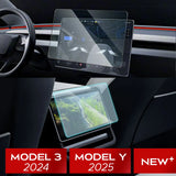 Tempered Glass Film Protector for New Tesla Model 3 Highland 2024 / Model Y Launch 2025 Rear Row Center Control Protective To