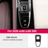 Electronic Handbrake Cover for Volvo XC90 S90 Car Interior Accessory LINGLUYANG black 2026 s90
