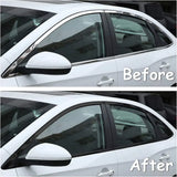 Car Film High Gloss Vinyl Wrap Kit For Black Out Chrome Delete For Window Trim Auto Film Anti Scratch Tape Waterproof Stickers