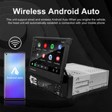 7 Inch Retractable Wireless CarPlay Android Auto Head Unit Android Head Unit ANYFAR