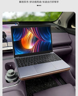 Leapmotor C10 C16 Car Floating Table Tray Rotatable Square Desk For Dining Table Office Tea Interior Accessories