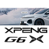 For Xpeng G6 2025 Blackened Car Logo Exterior Black Warrior Badge Accessories