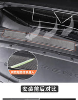 Xpeng G6 Car Water Channel Protection Cover Accessories Car Interior Mouldings Xpeng