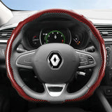 Carbon Fiber Wave Steering Cover for Renault Cars