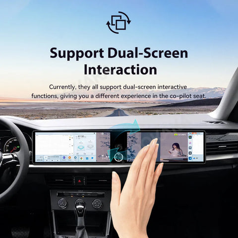 Dual Screen Android Stereo for Volkswagen Passat 2019–2024 Android Head Unit Aotsr 4GB 64GB Eight Core