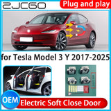 Electric Soft Close Door Latch Kit for Tesla Model 3 Y Car Interior Accessory ZJCGO