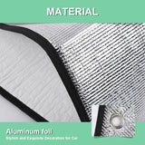 Aluminum Foil Window Visor for Suzuki Jimny 4-Door 2019+ Car Interior Accessory HEBE