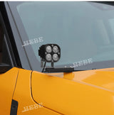 Iron Hood Light Bracket Holder for Ford Bronco Sport
