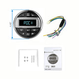 IPX5 Waterproof Marine Stereo with Bluetooth Universal