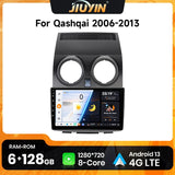 Android 13 GPS Navigation System for Nissan Qashqai J10 2006–2013 Android Head Unit JIUYIN