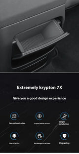 For ZEEKR 7X Car Armrest Storage Box Interior Modification Center Console Storage Box Car Interior Accessory OEM