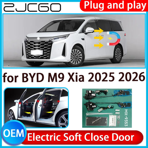 Electric Soft Close Door Kit for BYD M9 Xia 2025–2026 Car Interior Accessory ZJCGO Default Title